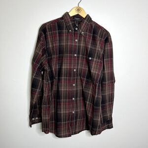 Vintage Plaid Button Down Shirt